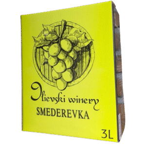 Вино Илиевски Смедеревка бег ин бокс 3л