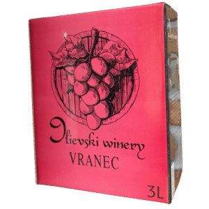 Вино Илиевски Вранец бег ин бокс 3л