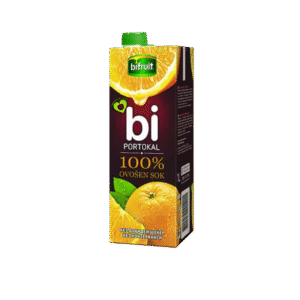 Бифрут сок од портокал 1Л 100% природен сок пакување тертрапак