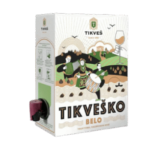Вино Тиквеш Бело Куве бег ин бокс 3л